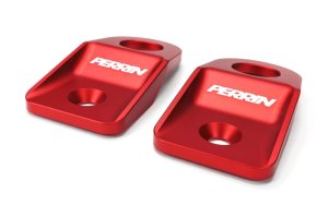 Subaru Impreza Radiator Bracket Set - Perrin Performance - Upper - Red - `08-`11